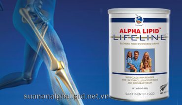 Sữa non Alpha Lipid cũng cấp canxi đầy đủ cho nhu cầu trong ngày