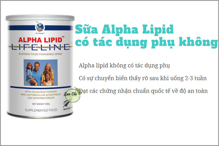 sua non alpha lipid co tac dung phu khong