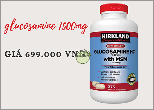 giá thuốc glucosamine 1500mg của mỹ