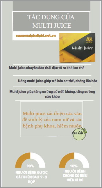 tác dụng của multi juice