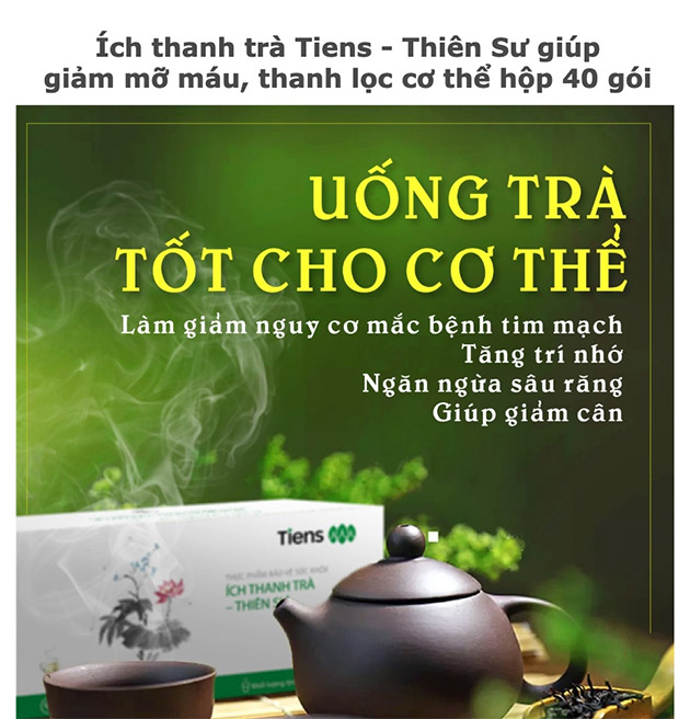 Giới thiệu trà thải độc Ích Thanh Trà Tiens