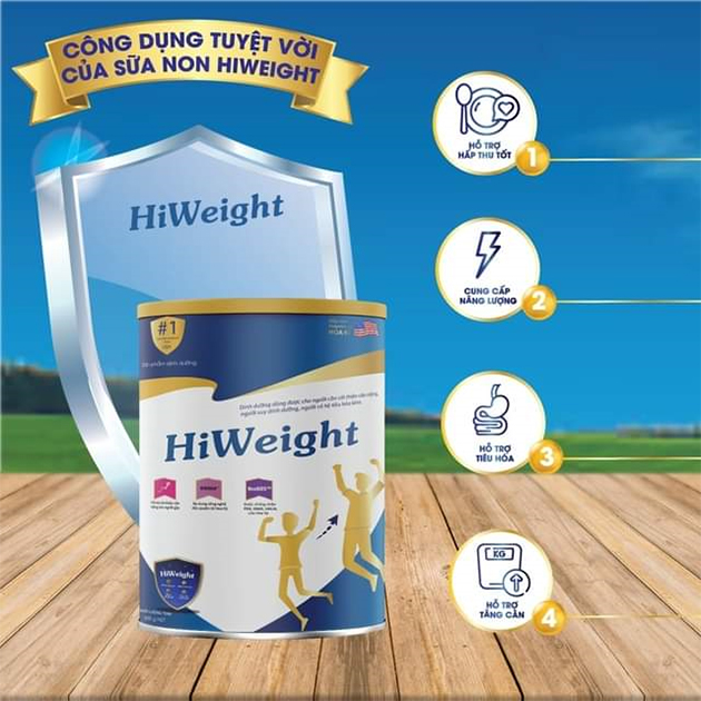 Công dụng của sữa Hiweight