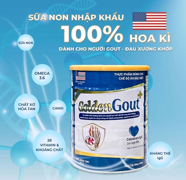 Thành phần có trong Sữa Golden Gout