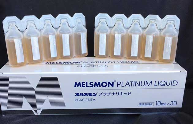 Nhau thai ngựa Melsmon Platinum Liquid Placenta chính hãng giá bao nhiêu